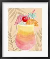 Framed Tropical Cocktail IV