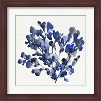Framed Cobalt Blossom II
