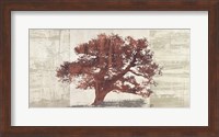 Framed Rusty Tree Panel