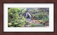 Framed Rainforest waterfall