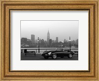Framed Vintage Spyder in NYC (BW)