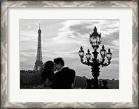 Framed Kiss in Paris