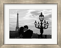 Framed Kiss in Paris