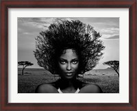 Framed Serengeti Queen
