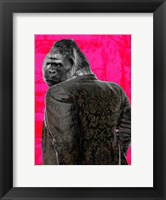 Framed Ape in a Suit (Pop Version)