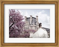 Framed Young Woman at the Chateau de Chambord