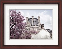 Framed Young Woman at the Chateau de Chambord