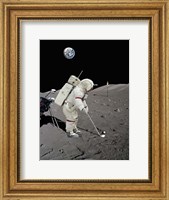 Framed Lunar Golf (NASA)