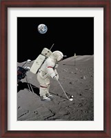 Framed Lunar Golf (NASA)