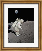 Framed Lunar Golf (NASA)