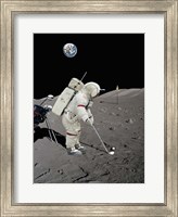 Framed Lunar Golf (NASA)