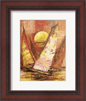 Framed Regata al Tramonto II