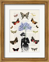 Framed Lady of Butterflies