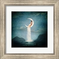 Framed Moon River Lady