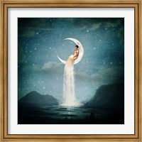 Framed Moon River Lady