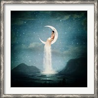 Framed Moon River Lady