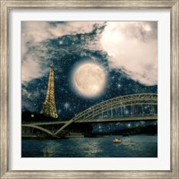 Framed One Starry Night in Paris