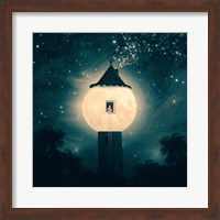 Framed Moon Tower