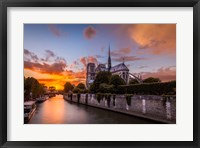 Framed Cathedral Sunset