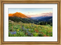 Framed Wildfire Moonrise