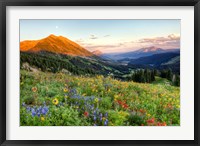 Framed Wildfire Moonrise