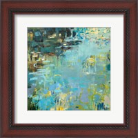 Framed Tidal Pool In Blue