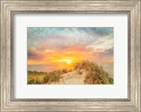 Framed Sunset over The Dunes