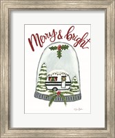 Framed Merry and Bright Camper