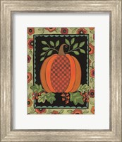 Framed Framed Patterned Pumpkin
