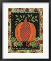 Framed Framed Patterned Pumpkin