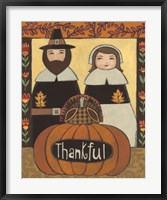 Framed Thankful Pilgrims