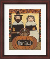 Framed Thankful Pilgrims