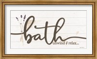 Framed Bath Unwind & Relax