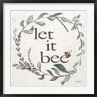 Framed Let It Bee