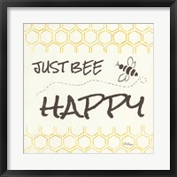 Framed Just Bee Happy