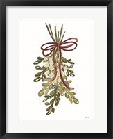 Framed Painterly Mistletoe
