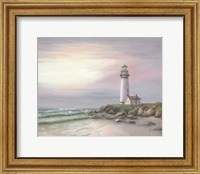 Framed Lighthouse at Sunset