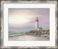 Framed Lighthouse at Sunset