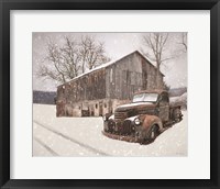 Framed Rustic Winter Charm