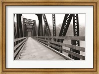 Framed Old Railroad Bridge