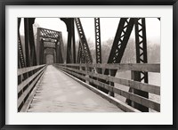 Framed Old Railroad Bridge
