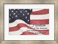 Framed Freedom Is?