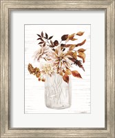 Framed Autumn Floral I