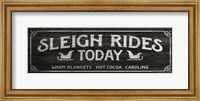Framed Sleigh Rides Today