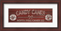 Framed Candy Canes