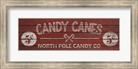 Framed Candy Canes