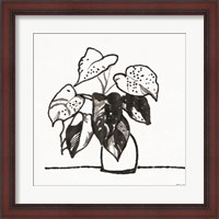 Framed Urn with Plant