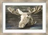 Framed Lake Moose