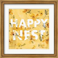 Framed Happy Yellow 15A