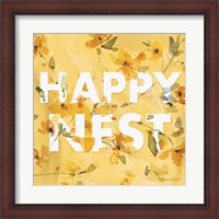 Framed Happy Yellow 15A